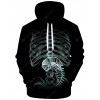 Men's 3D Creative Printing Hoodie Street Fashion Pullover