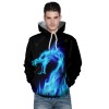 Men's Casual 3D Printed Hooded Sweatshirt