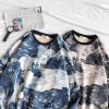 Men's Chinese Landscape Painting Loose Sweatshirt Spring and Autumn Round Neck Sweater