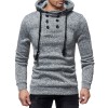 Men's  Fashion Casual Double-Breasted Sweatshirt