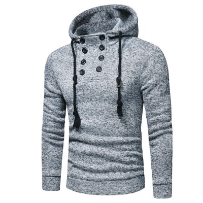 Men's  Fashion Casual Double-Breasted Sweatshirt