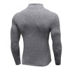 Men's Fitness Running Training Stretch Tight Stand Collar Sweatshirt