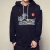 Men's Loose Hoodie Causal Printing Hooded Sweatshirt for Men Teenager