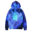 Men's Loose Hoodie Starry Printing Hooded Sweatshirt