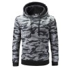 Men's New Camouflage Turtleneck Sweater Men'S Hooded Large Pocket Top