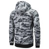 Men's New Camouflage Turtleneck Sweater Men'S Hooded Large Pocket Top