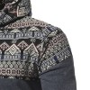 Men's Stitching Casual Slim Hooded Sweater Coat