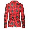 1107-X35 Blazer Men Casual Suit Jacket Design 3D Fun Christmas Stamp Suit