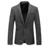  Autumn Large Size Men's Casual Suit Korean Version Of The Slim Back Fork Small Suit Jacket