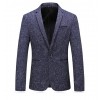  Autumn Large Size Men's Casual Suit Korean Version Of The Slim Back Fork Small Suit Jacket