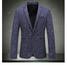  Autumn Large Size Men's Casual Suit Korean Version Of The Slim Back Fork Small Suit Jacket