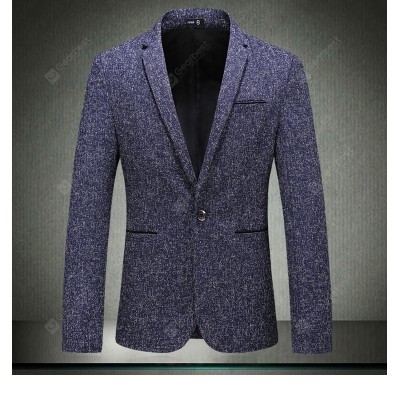  Autumn Large Size Men's Casual Suit Korean Version Of The Slim Back Fork Small Suit Jacket