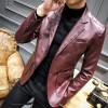 Autumn And Winter Men's Fashion Casual Wild Business Men's Repair Suit Jacket