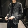 European Code Autumn Men's Casual Denim Suit Men's Slim BF Jacket Small Suit Korean Cowgirl