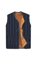 Fashion Men'S Warm Padded Vest Men'S Cotton Vest