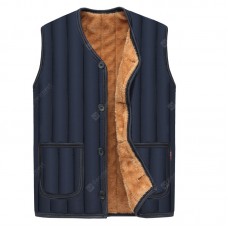 Fashion Men'S Warm Padded Vest Men'S Cotton Vest