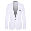 Men's  Autumn and Winter Fashion Solid Color Long-Sleeved Suit