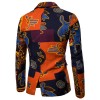 Men's Long Sleeves Out Large Size Ethnic Style Print Blazer