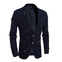 New Simple Fashion Men'S Casual Slim Suit Jacket