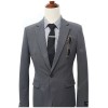 Spring And Summer Suit Set Male Korean Version Of The Young Trend Men's Wedding Gift Dress Slim Suits Suits Two-piece Set