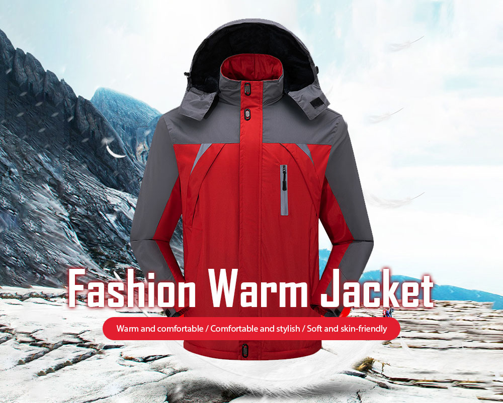 Winter Male Thick Velvet Padded Jacket