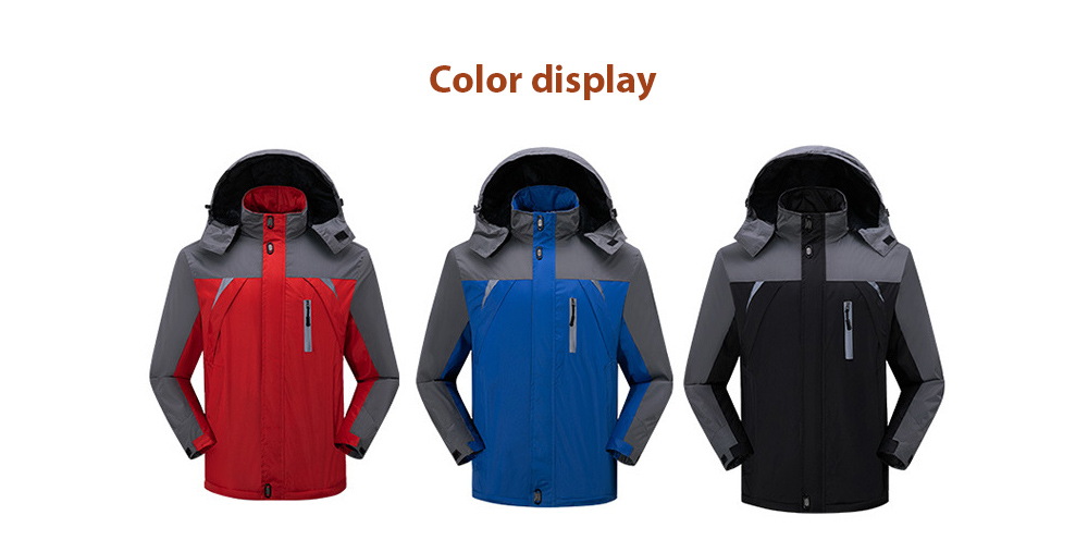 Winter Male Thick Velvet Padded Jacket color