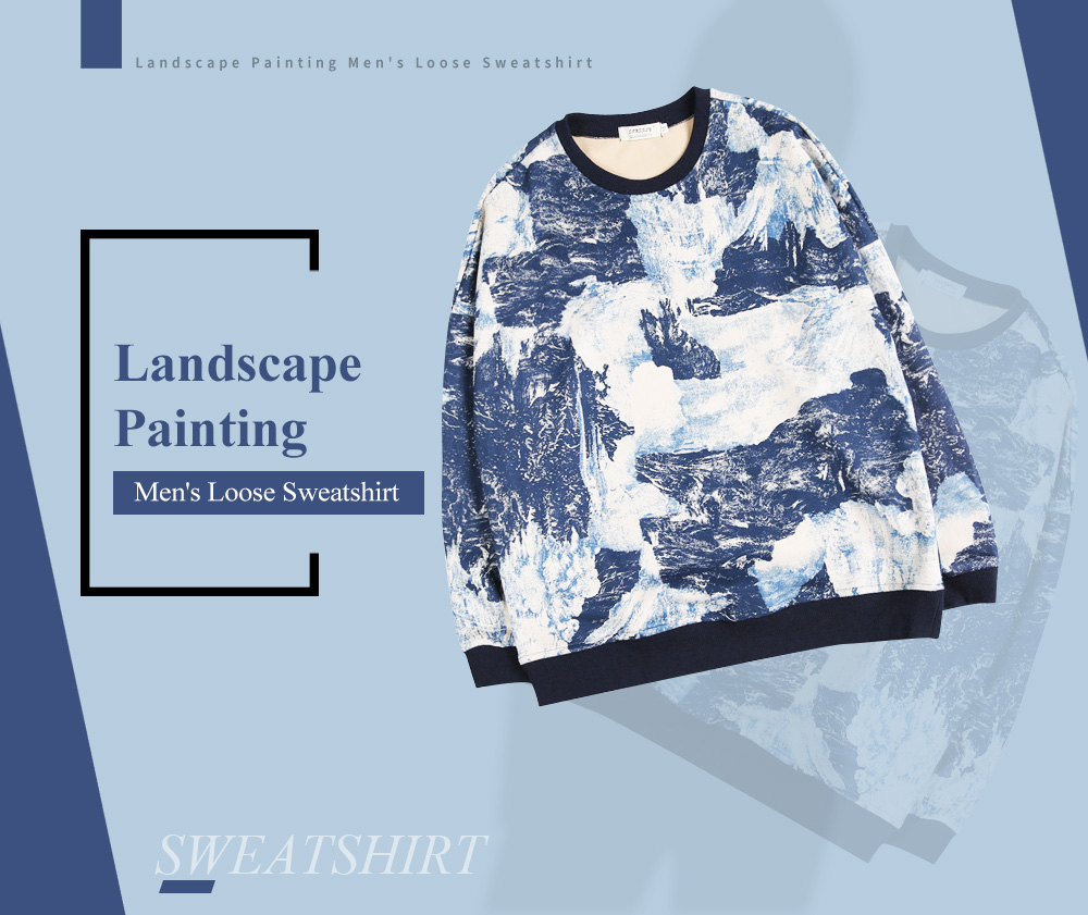 Spring And Autumn Pack China Painting Sweater