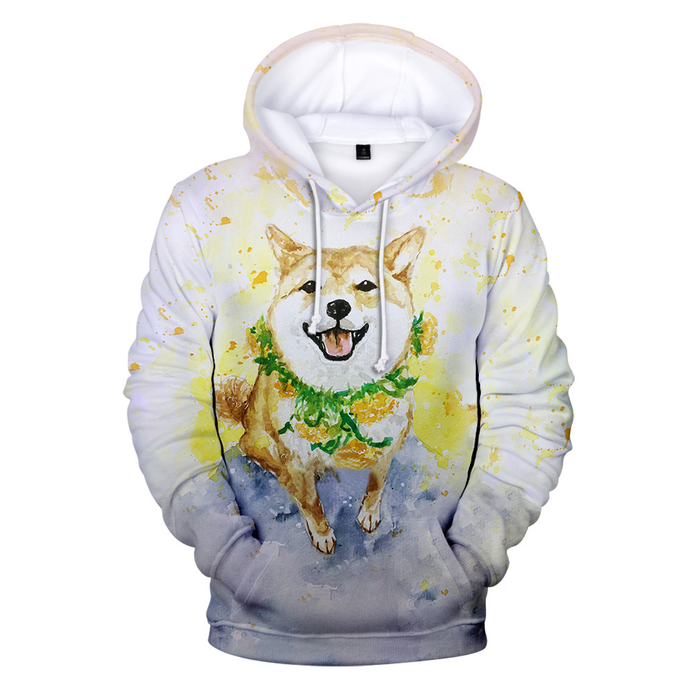 Creative Casual Trend 3D Digital Printing Men's Hoodie - 10 Pattern S