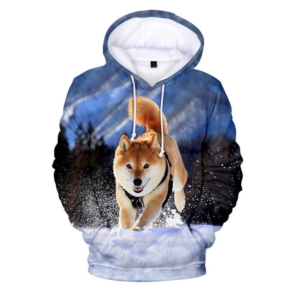 Creative Casual Trend 3D Digital Printing Men's Hoodie - 10 Pattern S